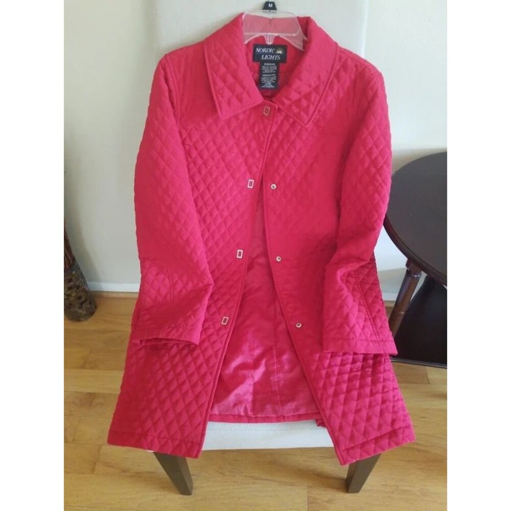 Nordic Lights long quilted jacket coat
